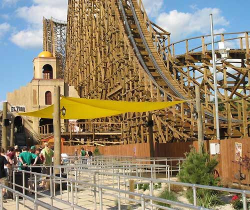 Roller coaster queue
